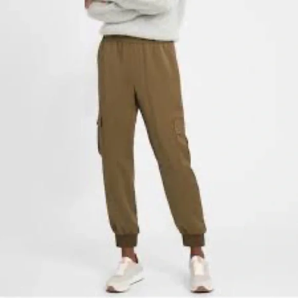NWT Banana Republic Satin Cargo Joggers, Size XL - Picture 2 of 7